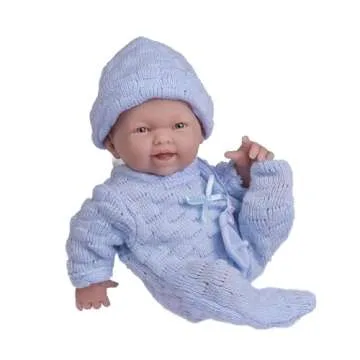 JC Toys - Mini La Newborn First Day | Anatomically Correct Real Boy Baby Doll | 9.5" All-Vinyl | Inc...
