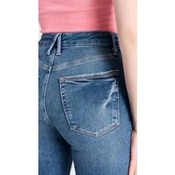 Good American Good Legs Women's Straight Jeans in Blue