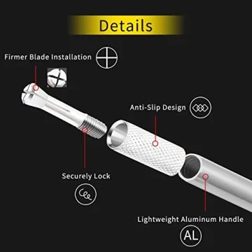 DIYSELF Craft Hobby Knife with Blades and Steel Ruler Set