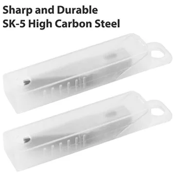 DIYSELF Craft Hobby Knife with Blades and Steel Ruler Set