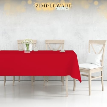 Durable Red Disposable Tablecloths for Every Occasion