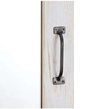 FirsTime & Co. Cottage Door Wall Mirror, 32"H x 24"W, Rustic White