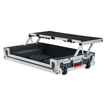 Gator Cases G-TOUR Series DJ Controller Road Case with Sliding Laptop Platform - Custom Fit for Pion...