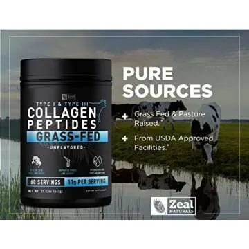 Premium Pure Collagen Peptides Powder for Beauty and Wellness
