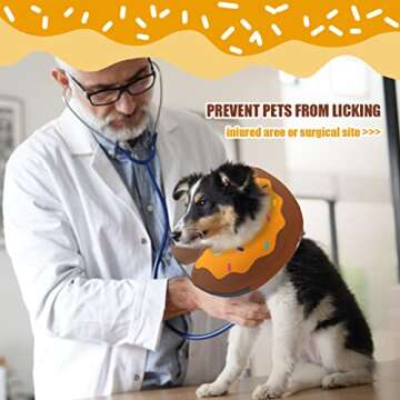 Dog Donut Collar for Small Dogs and Cats - Inflatable E Collar