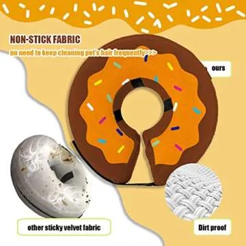 Dog Donut Collar for Small Dogs and Cats - Inflatable E Collar