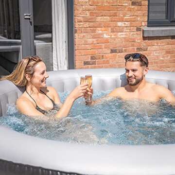 CosySpa Luxury Hot Tub Spa – 40°C Quick Heating and 130 Air Jets for Relaxation