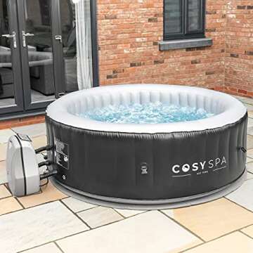 CosySpa Inflatable Hot Tub Spa | Quick Heating & Massage System