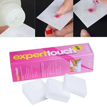 975 Pieces Lint Free Nail Art Gel Polish Remover Cotton Pad Nail Wipe With 1 Pcs Cuticle Double Head Pusher Remover Tool