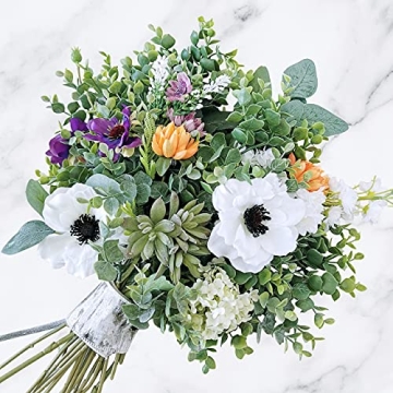 Winlyn 33 Pcs Eucalyptus Stems for Weddings and Home Decor