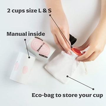 Zeerocup Menstrual Cup 2 Pack for Comfort & Sustainability