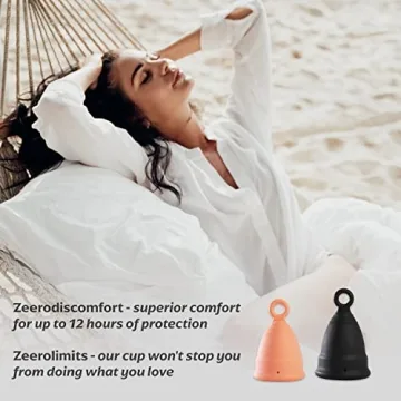 Zeerocup Menstrual Cup 2 Pack for Comfort & Sustainability