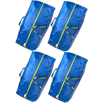 IKEA Frakta Storage Bag with Backpack Straps for Easy Carry