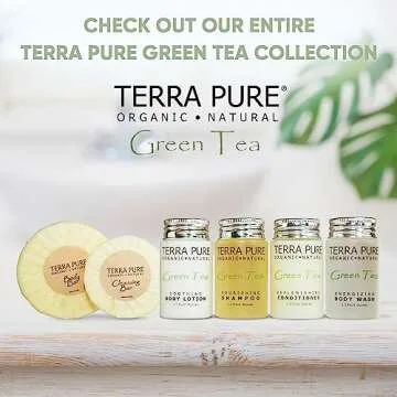 Soothing Aloe & Green Tea Bath Salts | 1.2oz Single-Use Hospitality/Travel Size Jar | Case of 50