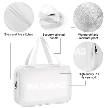 MURDIZZO 3 PCS Travel Toiletry Bag for All Travelers