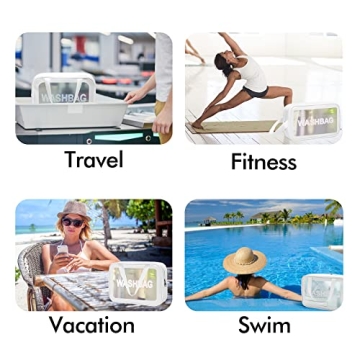 MURDIZZO 3 PCS Travel Toiletry Bag for All Travelers