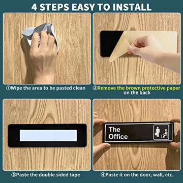 The Office Sign for Fans - Easy to Install & Durable