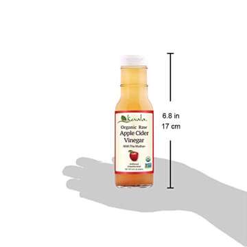 Kevala Organic Apple Cider Vinegar with Mother - Raw & Unfiltered