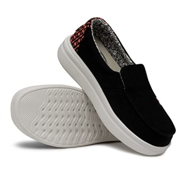 Hey Dude Women’s Misty Rise Black Palm Size 8 Shoes