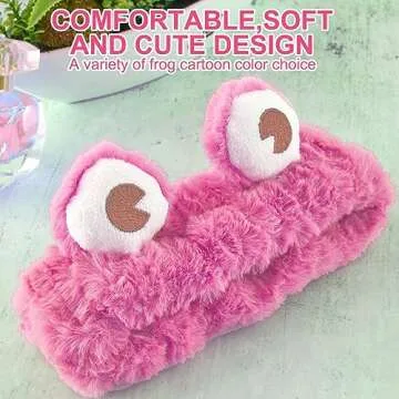 Jowmoy Frog Headband for Spa and Makeup Use – Cute & Soft