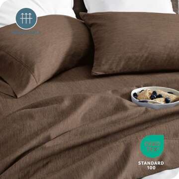 Bare Home King Sheet Set - Luxury 1800 Ultra-Soft Microfiber