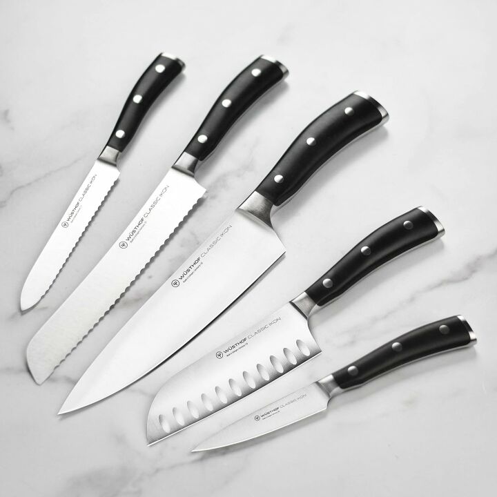 Wusthof Classic Ikon Knife Set with Acacia Block
