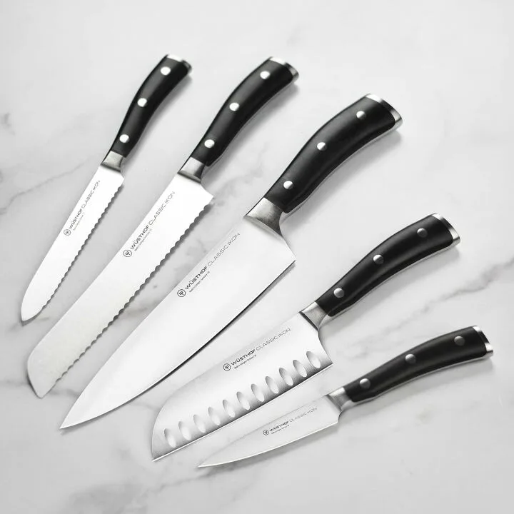Wusthof Classic Ikon Knife Set with Acacia Block