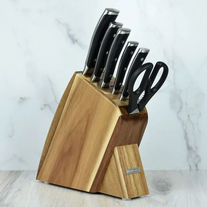 Wusthof Classic Ikon Knife Set with Acacia Block