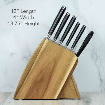 Wusthof Classic Ikon Knife Set with Acacia Block