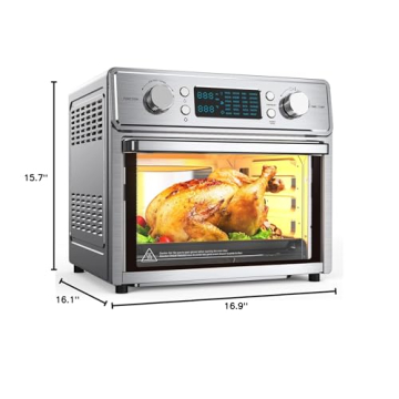 Air Fryer Toaster Oven with 25L Capacity and 24 Presets