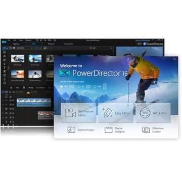 CyberLink PowerDirector 15 Deluxe - Easy Video Editing Software