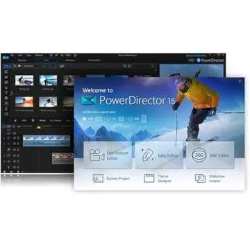 CyberLink PowerDirector 15 Deluxe - Easy Video Editing Software