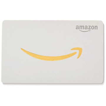 Amazon.com Gift Card in a Yellow Swirl Box