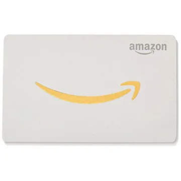 Amazon.com Gift Card in a Yellow Swirl Box