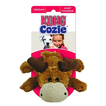 KONG Cozie Marvin Moose Plush Toy - Cute & Durable