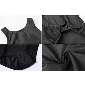 Stylish Athletic Girls' One Piece Swimsuit with Padding