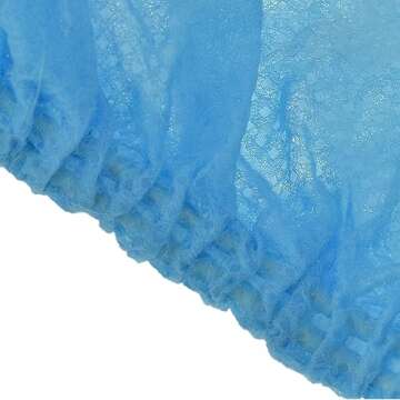 Dealmed Blue Isolation Gown - 50 Count Disposable Medical Gowns