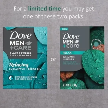 DOVE MEN + CARE Eucalyptus Cedar Oil Cleansing Bars