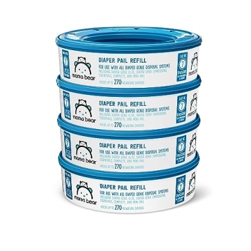 Mama Bear Diaper Pail Refills - 1080 Count, Unscented