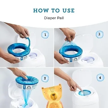 Mama Bear Diaper Pail Refills - 1080 Count, Unscented