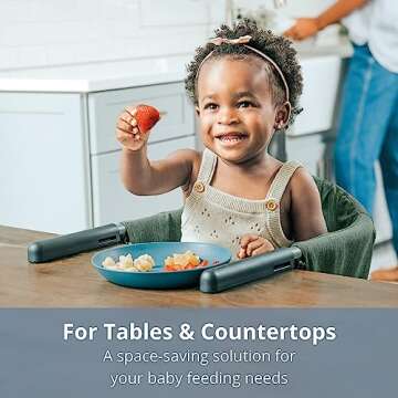 Chicco FastLock® Hook-On High Chair, Portable High Chair for Babies and Toddlers, Sets up in Second...