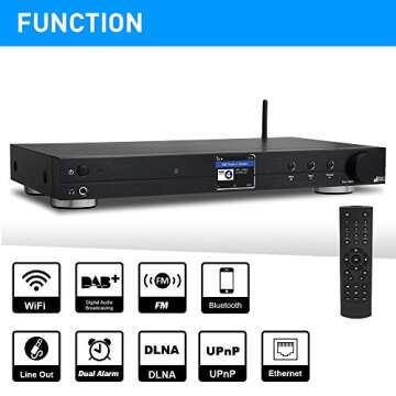 Ocean Digital WiFi Internet Component Radio Tuner WR10 - HiFi Streaming & Bluetooth Receiver