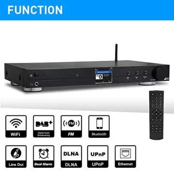Ocean Digital WiFi Internet Component Radio Tuner WR10 - HiFi Streaming & Bluetooth Receiver