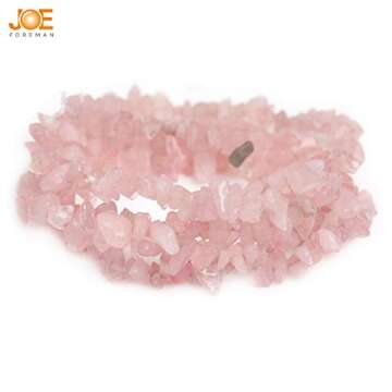 6-8mm Rose Quartz Beads Natural Stone Gravel Gemstone Chips Beads Wholesale Loose Beads for Jewelry ...