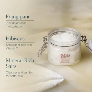 ELEMIS Frangipani Salt Glow Scrub for Soft, Hydrated Skin