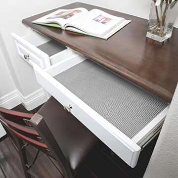 Smart Design Classic Grip Non-Adhesive Shelf Liner