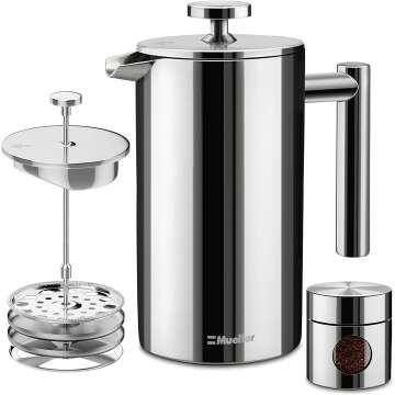 Insulated Mueller French Press Coffee Maker