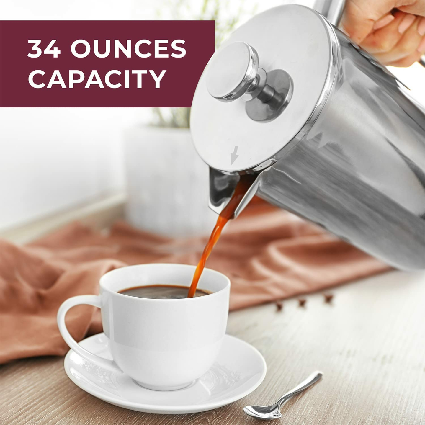 Insulated Mueller French Press Coffee Maker