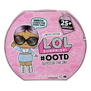 L.O.L. Surprise! OOTD Advent Calendar with 25+ Surprises Including a Collectible Doll, Mix and Match Outfits, Shoes, and Accessories – Great Gift for Kids Ages 4+