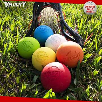 Velocity Lacrosse Balls - 6, 12, 18, 24, 36, 60 and 120 Packs - Official NFHS and College Approved Size